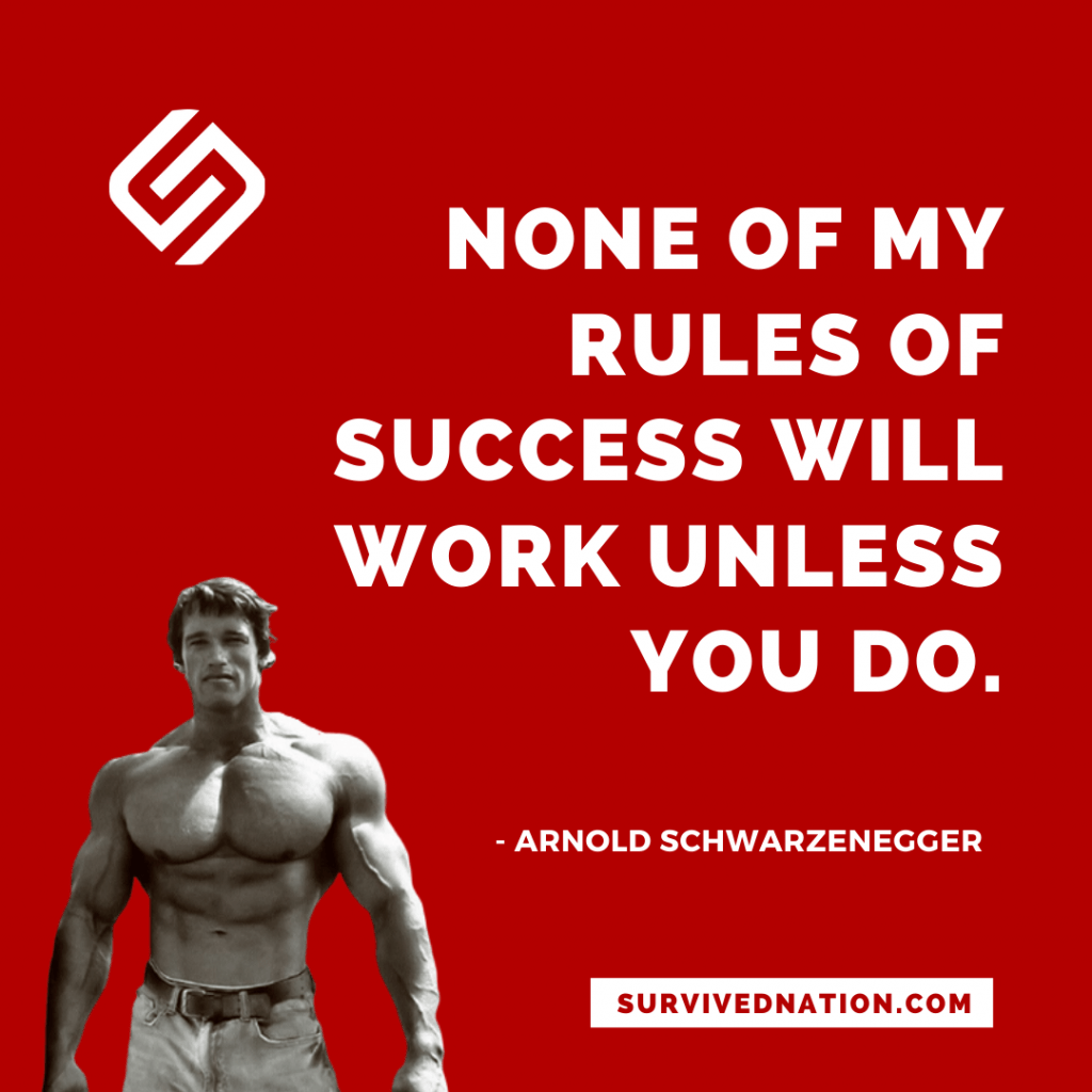 Rules for success Arnold Schwarzenegger